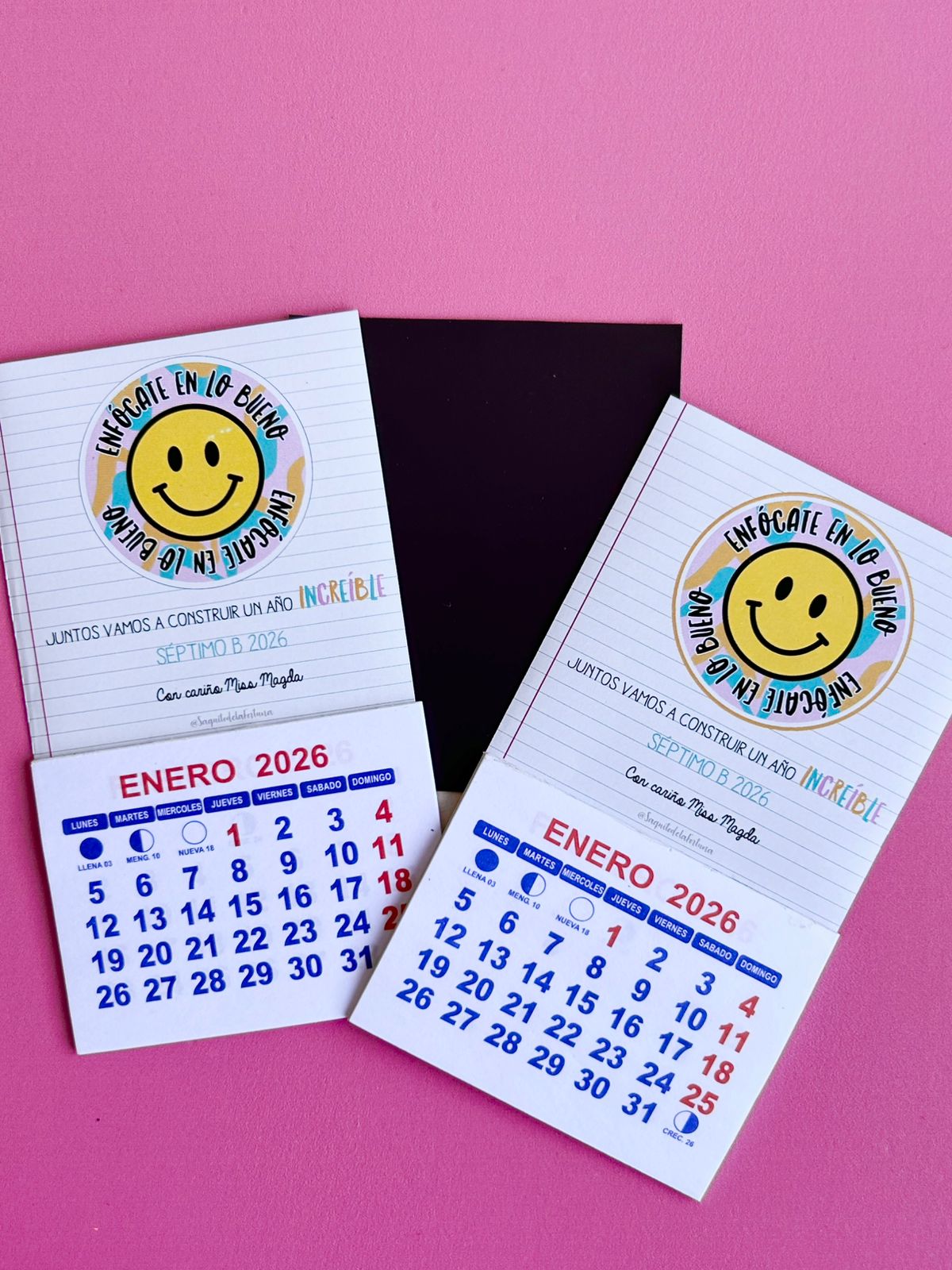 Calendario con imán