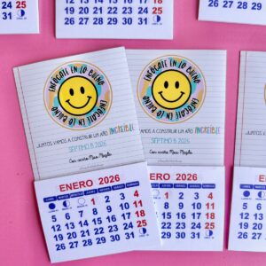 Mini calendario (sin imán)