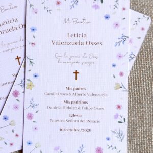 Santito Bautizo - Colección Flores Silvestres